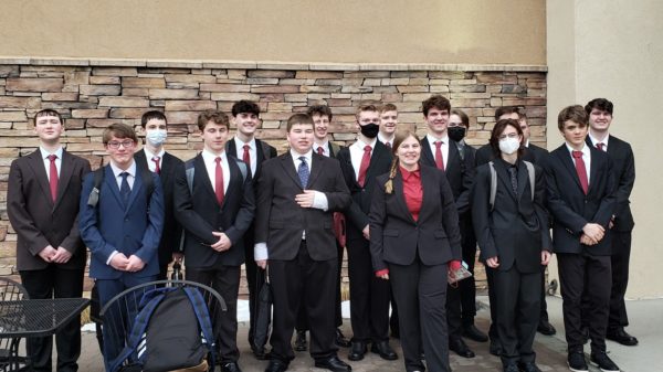 Group Photo of Helena High School Business Professionals of America at the State Competition in Billings