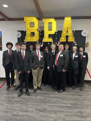Group photo of students at the 2024 BPA Leadership Conference.
