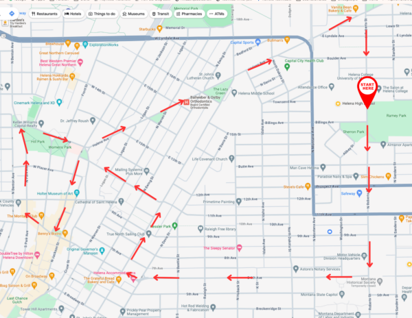 HHS Track State Champs Fire Truck Route 2024